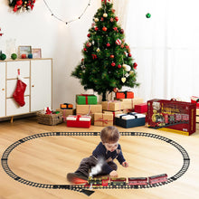 Load image into Gallery viewer, Red Christmas Tree Toy Steam Train Set with Lights Sounds Christmas Train Set Electric Train Sets for Kids Toy Christmas Under Tree Decoration