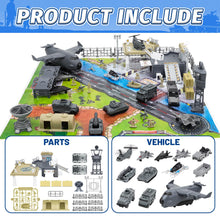 Load image into Gallery viewer, Adventure Base Playset for Kids Large Scene Playset with Vehicles, Aircraft Accessories Imaginative Role Play Gift