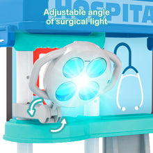 Load image into Gallery viewer, Doctor Playset for Kids Pretend Medical Station with Realistic Features & Lights - Educational Role Play Toys for 3-5 Year Old Girls and Boys - Perfect Gift for Christmas Birthday