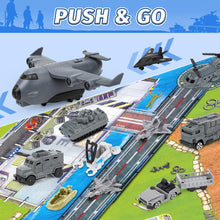 Load image into Gallery viewer, Adventure Base Playset for Kids Large Scene Playset with Vehicles, Aircraft Accessories Imaginative Role Play Gift