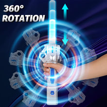 Load image into Gallery viewer, 7-Color Rechargeable Lightsaber for Kids Motion Sensing, Retractable Design, Spin Feature, Dynamic Sound Effects, Quick Flick Action, Dual-Wield Option, and 7 Color Modes