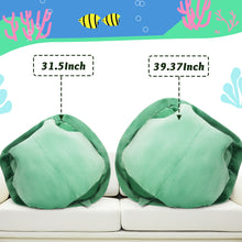 Load image into Gallery viewer, 80CM Wearable Turtle Shell stuffed Animal Large Toy Plush Pillow Includes Filler Sea Turtle Costume stuffed Animal Gift For Kids Adults