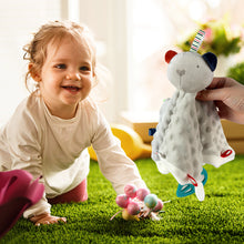 Load image into Gallery viewer, 2 Pair Baby Comforter Blanket for New-born Toys Sensory Toys for Babies Baby New-born Animal Soft Toys Gifts Soft Touch Cuddle Snuggle Toys