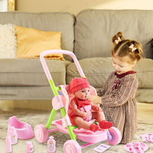 Load image into Gallery viewer, Baby Doll Play Set with Stroller and Realistic Accessories