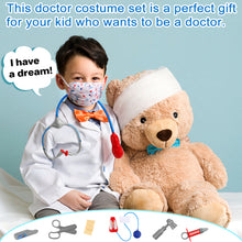 Load image into Gallery viewer, Pretend Doctor Role Play Fancy Dress Up Costume Set for Kids Medical Play Educational Toy for Kids Gifts for Xmas Birthday Costume