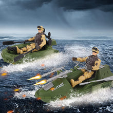 Load image into Gallery viewer, Army Men Action Figures Toy with Military Vehicles Helicopter Boat Aircraft Toys Playset Toy Soldiers Army Gift for Birthdays Christmas
