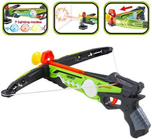 Load image into Gallery viewer, Toy Crossbow Set with Target Suction Cup Arrows and Target Board – Great Indoor and Outdoor Target Games for Kids