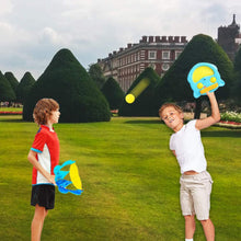 Load image into Gallery viewer, Squap Catching Game Set 2 Paddle Mitts 4 Plastic Throwing Balls 3 Returning Boomerangs Sports Game Toy for Beginners