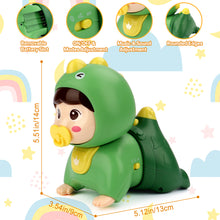 Load image into Gallery viewer, Crawling Baby Doll Toy with Music Light Interactive Educational Walking Dancing Sensory Toys Tummy Time Learning Toy For Toddlers