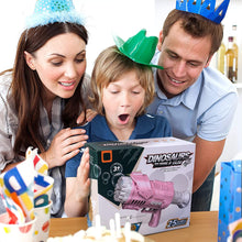 Load image into Gallery viewer, 40 Holes Bubble Machine Gun Blue Bubble Gun w/ Lights Bubble Solution for Kids Adults Summer Toy Gift for Outdoor Indoor Birthday Party