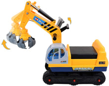 Load image into Gallery viewer, Ride On Excavator Digger 2 in1 for Toddlers Pedal Free Vehicle With Two Different Claws