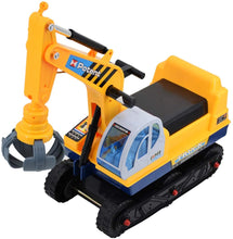 Load image into Gallery viewer, Ride On Excavator Digger 2 in1 for Toddlers Pedal Free Vehicle With Two Different Claws