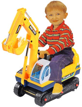 Load image into Gallery viewer, Toys Push Power Balance Ride on Excavator Digger Truck with Battery Operated Arm