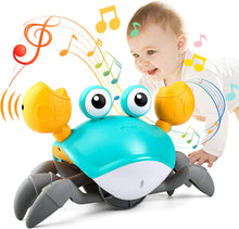 Load image into Gallery viewer, Crawling Crab Toy with Music and Light, Interactive Crawling Toys Walking Dancing Sensory Toys For Toddlers For Children