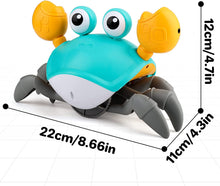 Load image into Gallery viewer, Crawling Crab Toy with Music and Light, Interactive Crawling Toys Walking Dancing Sensory Toys For Toddlers For Children