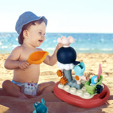 Load image into Gallery viewer, Baby Bath Toys Floating Boat Toys Baby Bath Tub Kids Bath interactive Sensory Toys with Waterwheel for Bathroom Bath time Swimming Pool