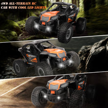 Load image into Gallery viewer, Remote Control Cars 2.4Ghz 4WD All Terrain High-Speed LED Light Off-Road RC Drift Car Buggy Hobby Electric Vehicle Toy Gifts for Kids