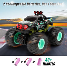 Load image into Gallery viewer, Remote Control Cars 1:18 Scale Bigfoot Monster Truck 2.4Ghz All Terrain Racing Car 4WD Off-Road Rechargeable RC Crawler Cars Toys Gift