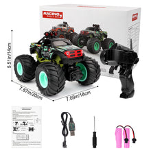 Load image into Gallery viewer, Remote Control Cars 1:18 Scale Bigfoot Monster Truck 2.4Ghz All Terrain Racing Car 4WD Off-Road Rechargeable RC Crawler Cars Toys Gift
