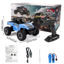 Load image into Gallery viewer, Remote Control Cars 2.4Ghz 4WD Off-Road High-Speed RC Car LED Light All Terrain Drift Car Rechargeable Electric Vehicle Monster Truck Toy