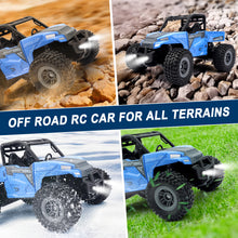 Load image into Gallery viewer, Remote Control Cars 2.4Ghz 4WD Off-Road High-Speed RC Car LED Light All Terrain Drift Car Rechargeable Electric Vehicle Monster Truck Toy