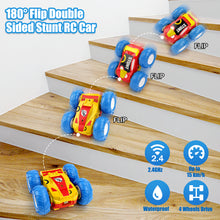 Load image into Gallery viewer, Remote Control Cars Waterproof 360° Flip Double Sided Car 2.4Ghz 15KM/H 4WD Off-Road Monster Truck LED Rechargeable Toy Car Gift for Kids