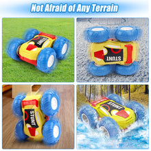 Load image into Gallery viewer, Remote Control Cars Waterproof 360° Flip Double Sided Car 2.4Ghz 15KM/H 4WD Off-Road Monster Truck LED Rechargeable Toy Car Gift for Kids