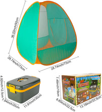 Load image into Gallery viewer, Pretend Play Camp Set Survival Kit with Large Tent and a Mini Portable Kitchen Oven Indoor and Outdoor Toy for Children