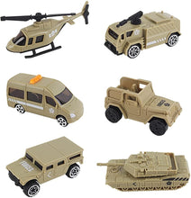 Load image into Gallery viewer, 2-in-1 Transporter and Garage Military Play Set Collectible Military Vehicles with Ramp kids Toys Prefect Birthday Christmas Gift