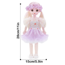 Load image into Gallery viewer, Baby Doll Toy Girl Doll Dress-Up Doll Toy Set with Doll Clothes and Accessories for 3 4 5 6 Years Old Girls Gift for Birthdays and Christmas