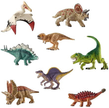 Load image into Gallery viewer, Dinosaur Set Assorted Miniature Set of 8 Figures