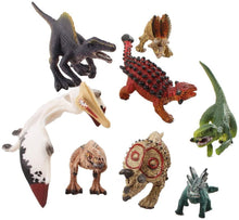Load image into Gallery viewer, Dinosaur Set Assorted Miniature Set of 8 Figures