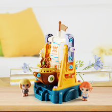 Load image into Gallery viewer, DIY Pirate Ship Building Set with Light and Music Educational Toys for Kids Pirate Construction Toys Gift for Christmas Birthdays