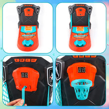 Load image into Gallery viewer, Kids Mini Basketball Hoop Shooting Target Game Toy Indoor Outdoor Desktop Table Sized Basketball Court Moveable Basket Light and Score