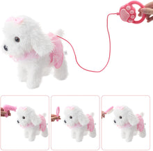 Load image into Gallery viewer, Interactive Electronic Pet Dog Toy with Detachable Lead, Walking and Touch Sensing Functions Hair Drier and Accessories Great for Children