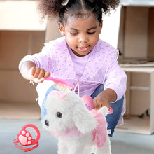 Load image into Gallery viewer, Interactive Electronic Pet Dog Toy with Detachable Lead, Walking and Touch Sensing Functions Hair Drier and Accessories Great for Children