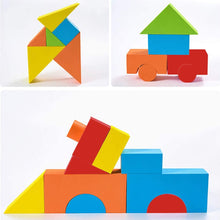 Load image into Gallery viewer, Early Education 131 Piece Creative Educational EVA Jumbo Foam Building Construction Blocks for Kids
