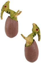 Load image into Gallery viewer, Remote Control Dinosaur Toy with Walking Simulated Roaring Fire Breathing Effect and Head-Shaking Functions for Kids 3 Mini Dino Figures Red