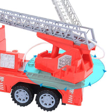 Load image into Gallery viewer, Fire Rescue Trucks Play Set with Removable Accessories Water Hose Lights and Sounds  Early Education Toy Car for Kids (2 Pack)