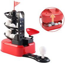 Load image into Gallery viewer, Beginners Golf Training Play Set with Club, Play Balls and Foot Pedal Base Included - Great Indoor and Outdoor Fun Activity for Kids