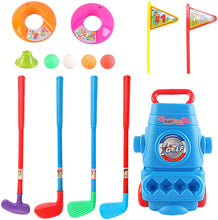 Load image into Gallery viewer, Young Golfers Fun Beginners Golf Club Play Set Kit for Kids – Golf Clubs, Cart, Holes and Play Balls Included