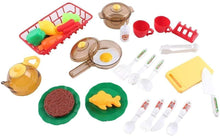 Load image into Gallery viewer, Kitchen Playset Happy Little Chef Pretend Play for Toddlers with Lights, Sounds, Real Water Features and Accessories Included