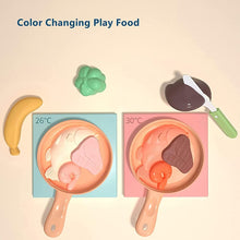 Load image into Gallery viewer, ‘My Little Chef’ Miniature Kitchen Play Set with 34 Accessories, Induction Hob, Water, Light and Sound Features (BLUE)