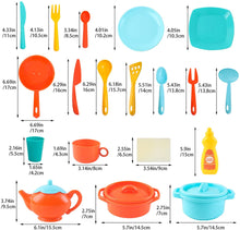 Load image into Gallery viewer, Kitchen Drainer Cooking Dishes Play Set with Over 40 Kitchen Accessories for Kids- Great Gift