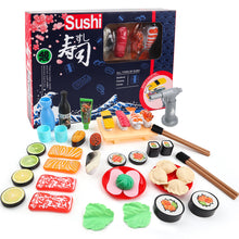 Load image into Gallery viewer, 48PCS Sushi Play Set, Kitchen Pretend Toy Color Changing Sushi, Play Food Accessories, Birthday for Boys or Girls