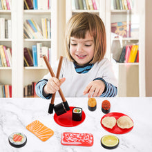 Load image into Gallery viewer, 48PCS Sushi Play Set, Kitchen Pretend Toy Color Changing Sushi, Play Food Accessories, Birthday for Boys or Girls