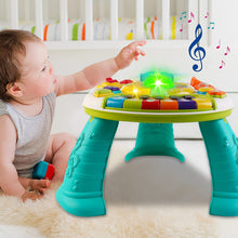 Load image into Gallery viewer, Multifunctional Activity Learning Table with a Microphone, Plenty Musical Features, Light and Bluetooth Function Great Gift for Kids