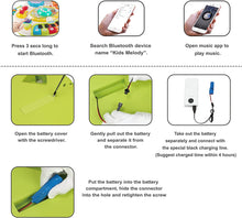 Load image into Gallery viewer, Multifunctional Activity Learning Table with a Microphone, Plenty Musical Features, Light and Bluetooth Function Great Gift for Kids