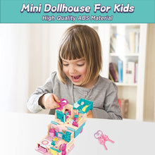 Load image into Gallery viewer, Portable Dollhouse Playset Bakery House Room Toy Mini 3D Doll House Pretend Play Toy With light and sound Great Gift for Kids