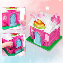Load image into Gallery viewer, Cafe Garden Dolls House Portable Dollhouse Playset Pretend Play Toy With light and sound Mini 3D Doll House Great Gift for Kids